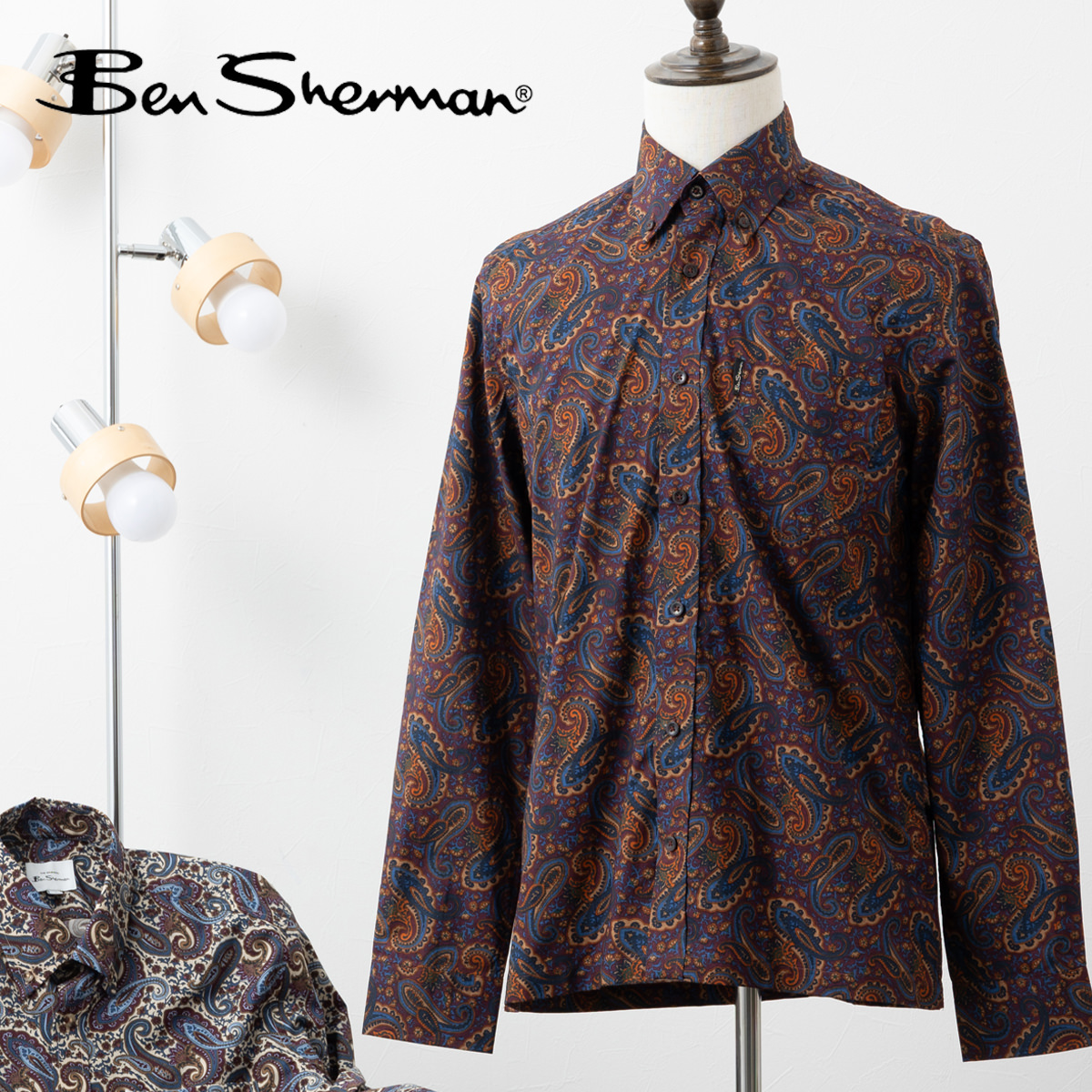 ベンシャーマン　シャツ ベンシャーマン Ben Sherman ,シャツ 長袖 | ベンシャーマン