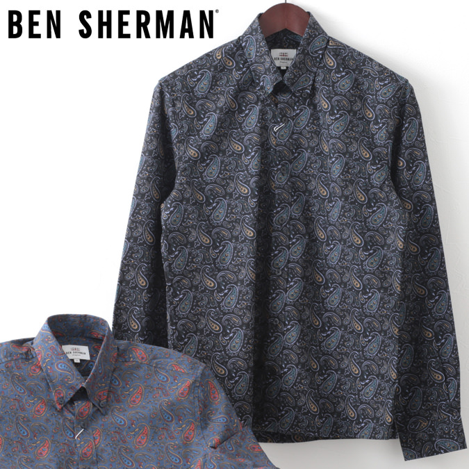 シャツ Ben Sale 長袖 Sale トップス トラッド 長袖シャツ Bensherman Sale ボタンダウン M ビートルズが愛した英国シャツブランド メンズ 紺 ベンシャーマン S Mod Uk セール Regular モッズファッション 長袖シャツ 濃灰 Ben L Fit Xs