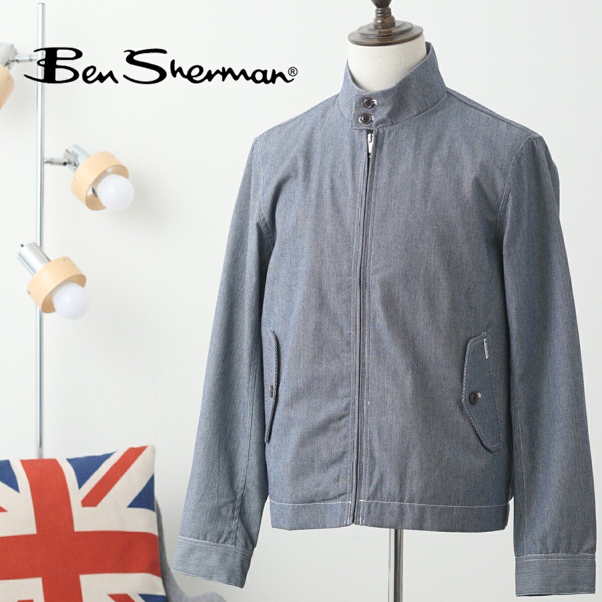 楽天市場】ベンシャーマン Ben Sherman ハリントンジャケット