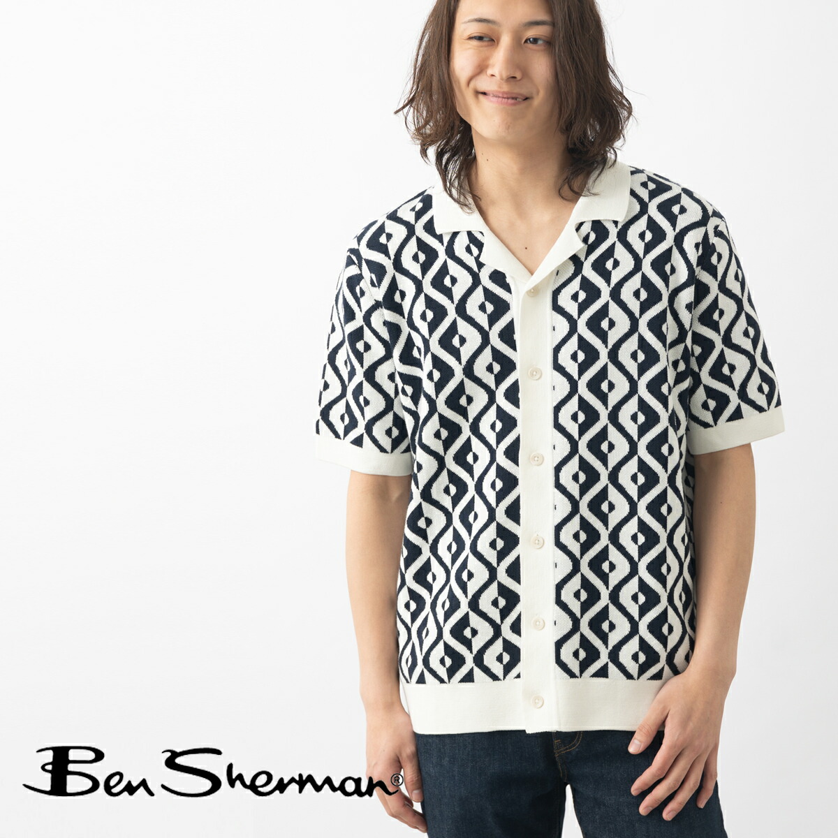 楽天市場】BoTT・ボット 24SS Cotton Crochet Knit Shirts 状態SS