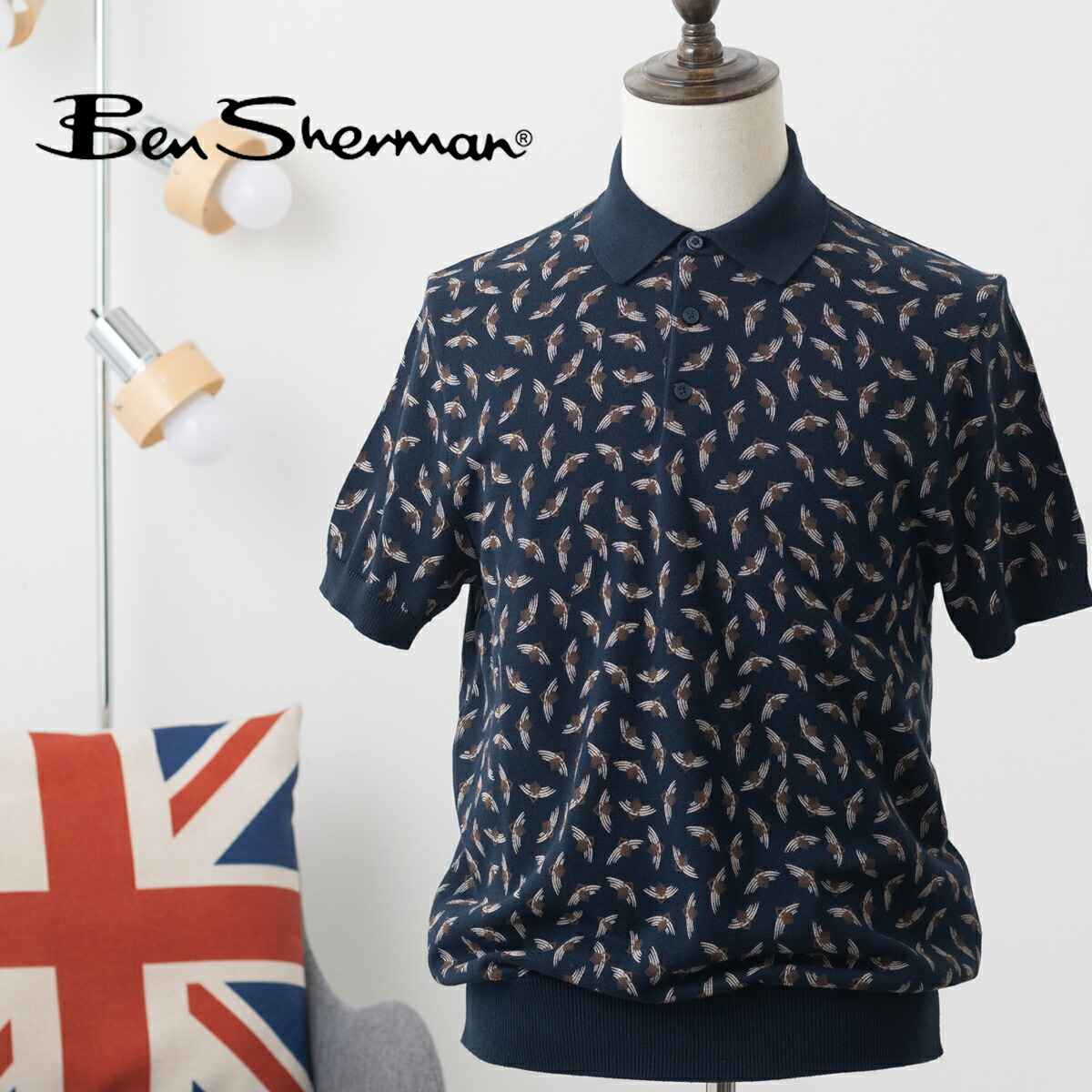 新品未使用 Ben Sherman ベンシャーマン 総柄ポロシャツ 楽天市場】SALE セール Ben Sherman ベンシャーマン 半袖