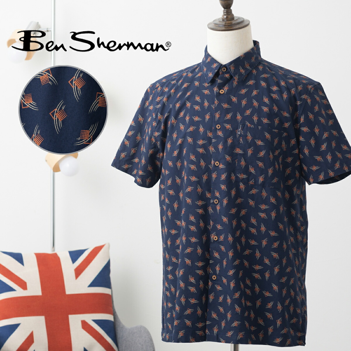 楽天市場】Ben Sherman ベンシャーマン 半袖シャツ GOTS