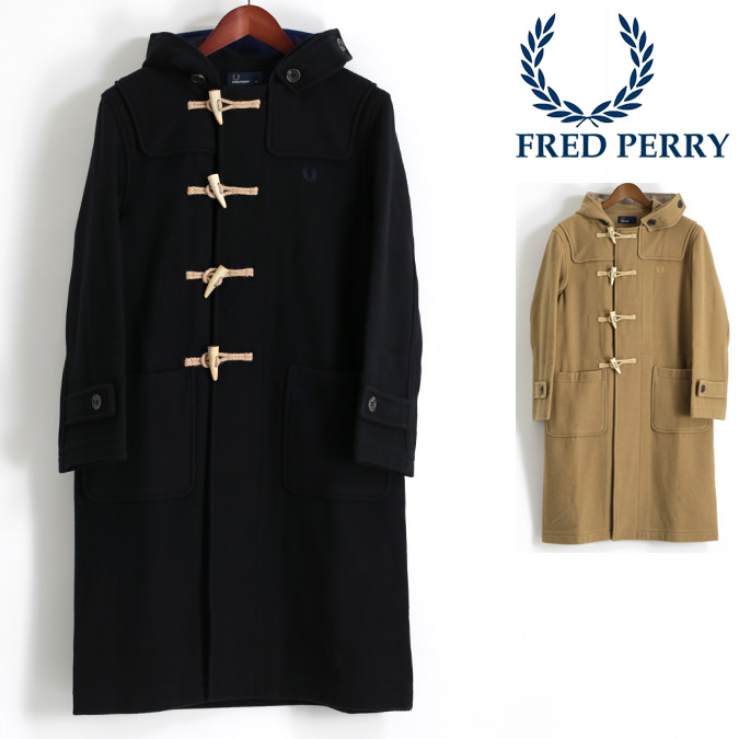 フレッドペリー Fred Fulton Fred Perry ダッフルコート ウール 2色