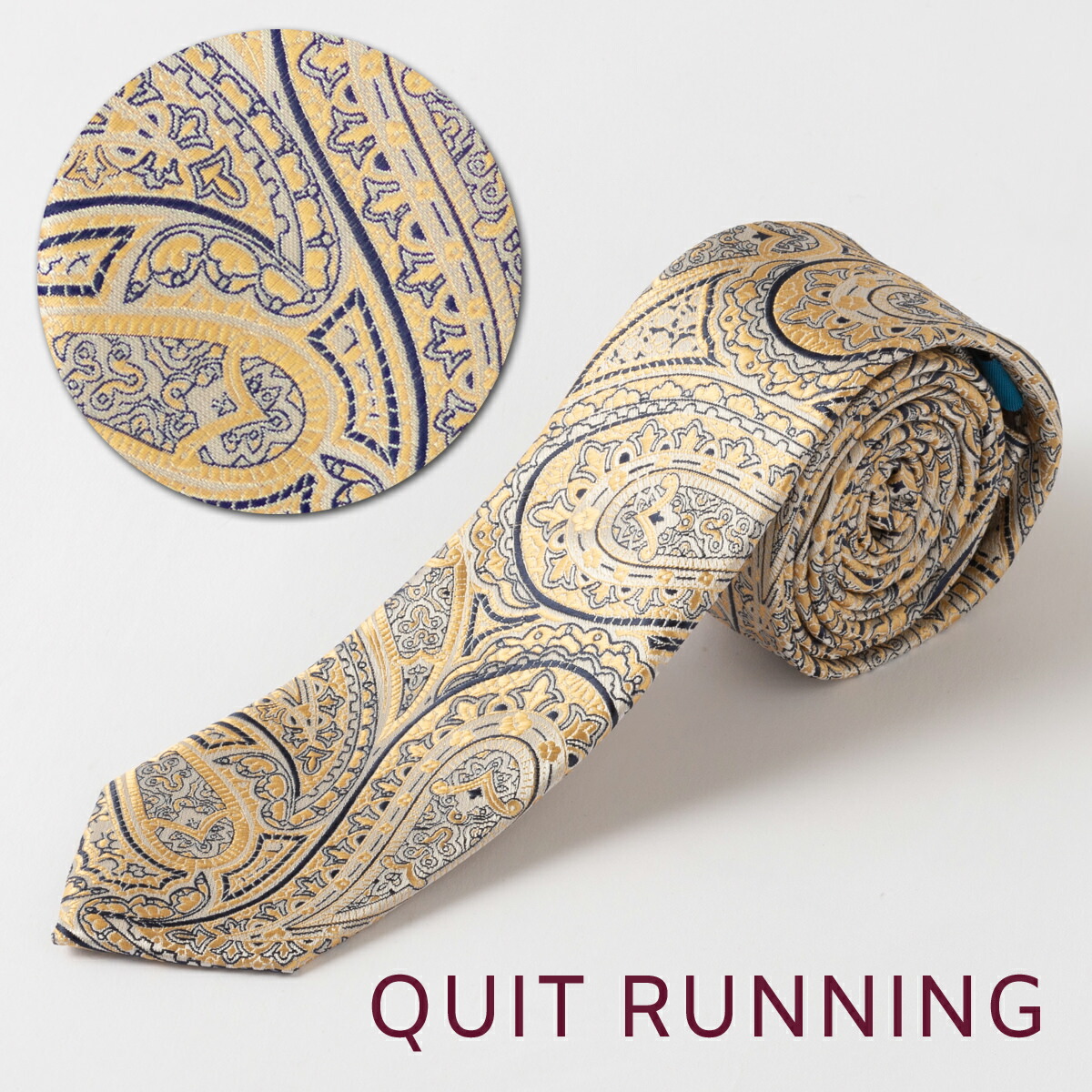 楽天市場】ペイズリーデザインネクタイ ナロータイ 洗えるイージーケア