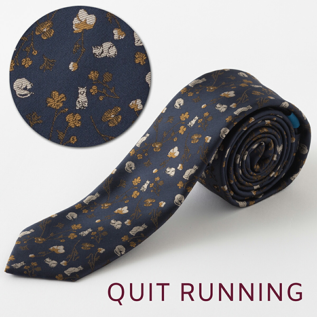 楽天市場】猫好きの方に キャット デザインネクタイ ナロータイ 刺繍