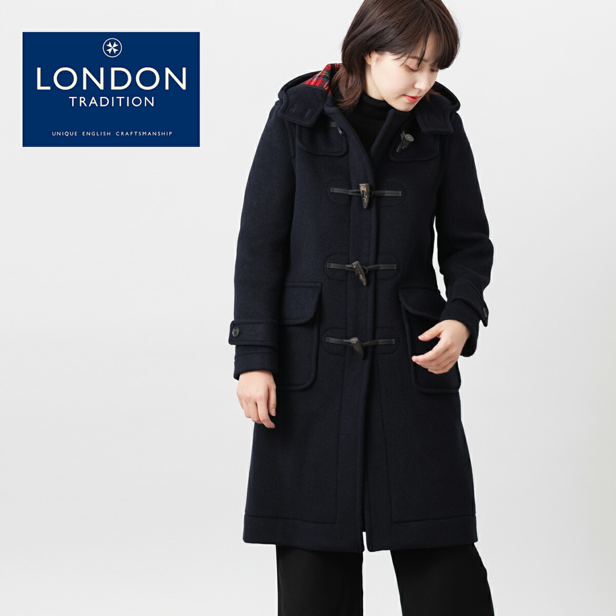 楽天市場】LONDON TRADITION レディース ロングダッフルコート M-11