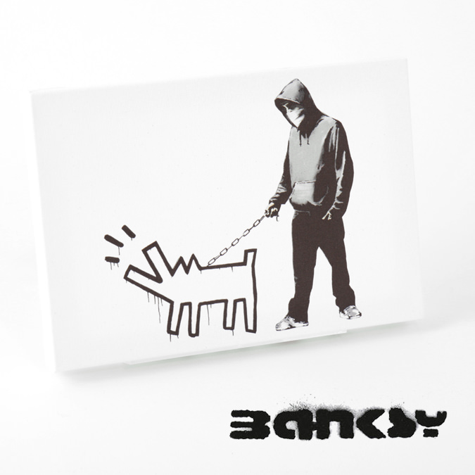 楽天市場 Sale Banksy Canvas Art キャンバス アートファブリックパネル スモール Haring Dog 31 5cm 21cm バンクシー キース へリング 犬 Dog ギフト トラッド Clozest モッズメンズレディース
