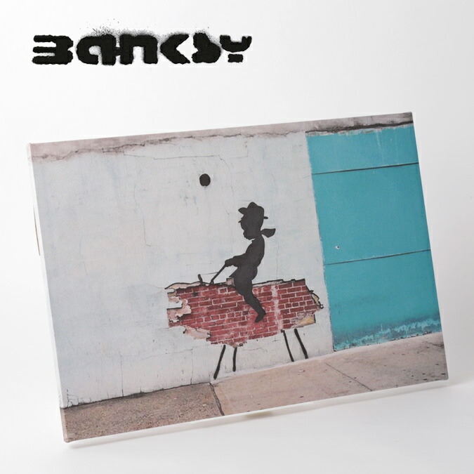 楽天市場】BANKSY CANVAS ART キャンバスアートファブリックパネル