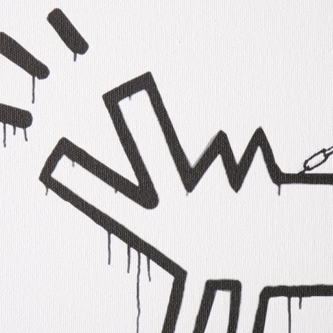 Banksy Canvas Canvas Art キャンバス アートパネル ポスター Haring Dog Sherman 60cm バブアー 40cm バンクシー アート キース へリング 犬 Dog ギフト Clozest モッズメンズレディース英国が世界に誇るストリートグラフィック 送料無料 絵画 絵 ロンドン