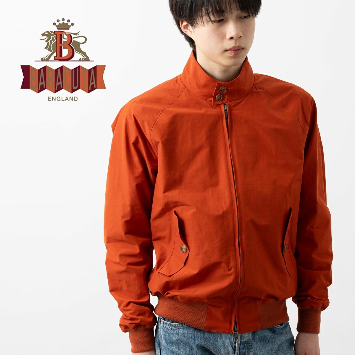 バラクータ Baracuta G9 オリジナル ハリントンジャケット 新色 スイングトップ フレイム 英国製 リブ ブルゾン 上着 ユニセックス メンズ レディース スティーブマックイーン愛用 マクイーン トラッド