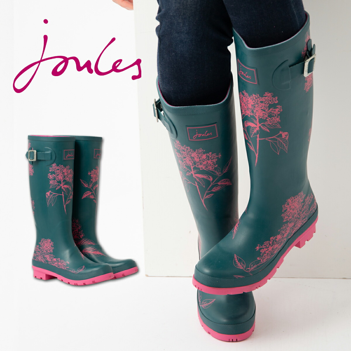 楽天市場】ジュールズ レインブーツ 長靴 レディース おしゃれ ロング