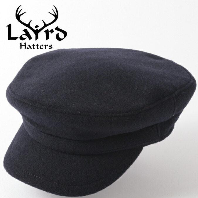 Laird Hatters メンズ マリンキャップ 英国製 ウールキャップ マリナー レアードハッター Mariner 帽子 イギリス製 キャップ ハンドメイド ネイビー キルティング レディース 紳士 ギフト トラッド