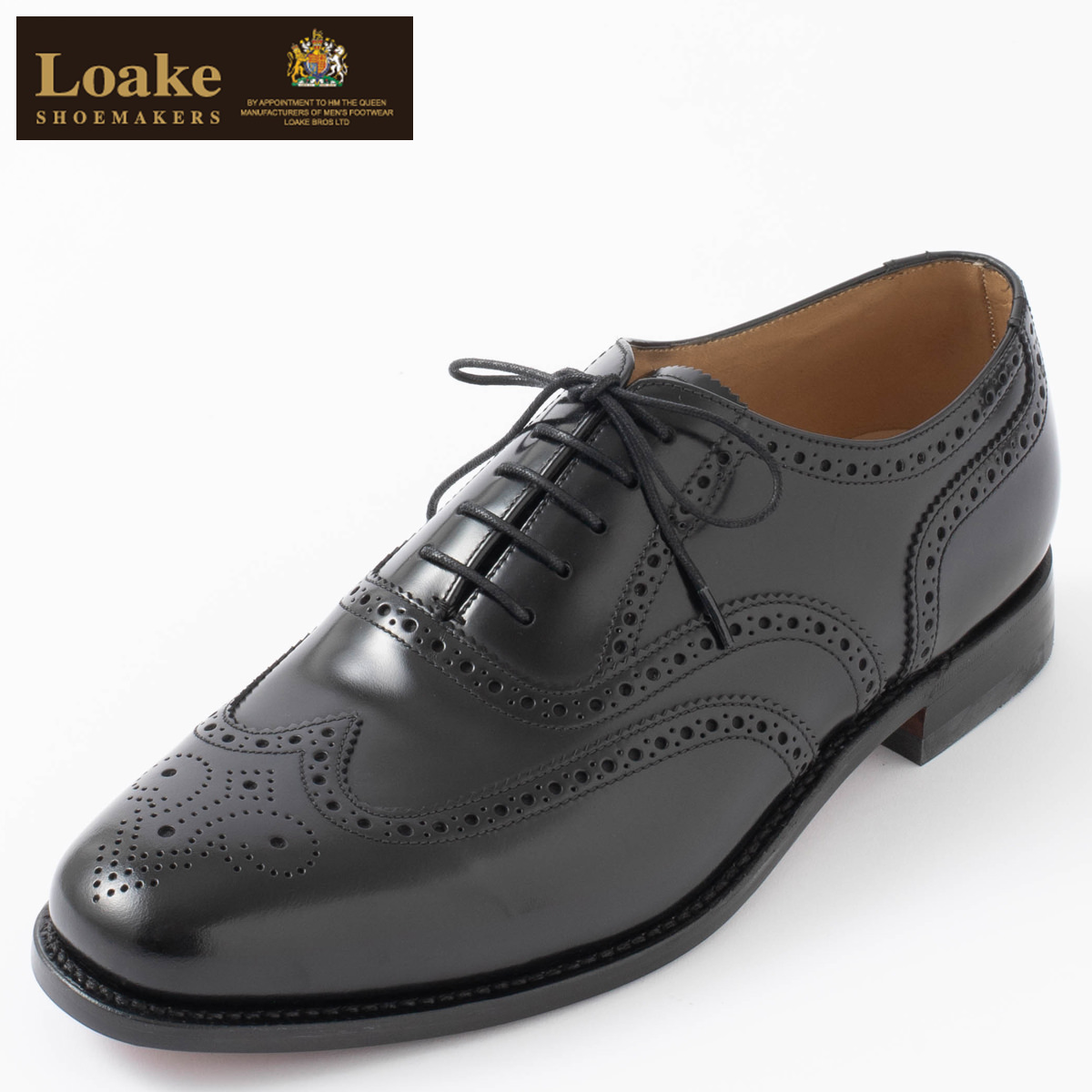 豊富な格安LOAKE ローク TWEED 27.5センチUK9 英国製 黒 ブラック 革靴 靴
