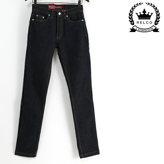 RELCO レルコ デニムジーンズ ズボン ジーンズ モッズ パンツ ボトムス denim ガーメントウォッシュ ネイビー メンズ ギフト トラッド