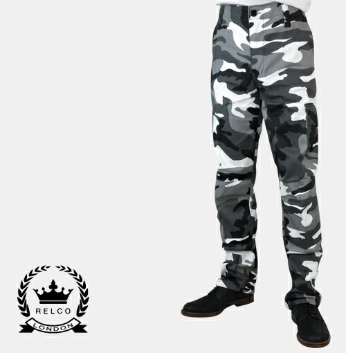 楽天市場】RELCO カーゴパンツ パンツ ズボン カモフラージュ 迷彩柄