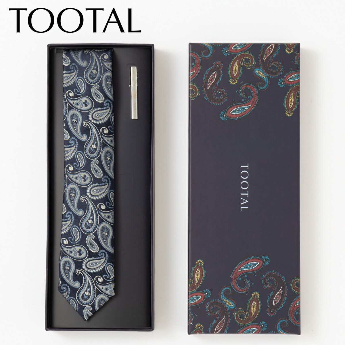 楽天市場】TOOTAL メンズ ネクタイピンギフトセット 100%上質シルク