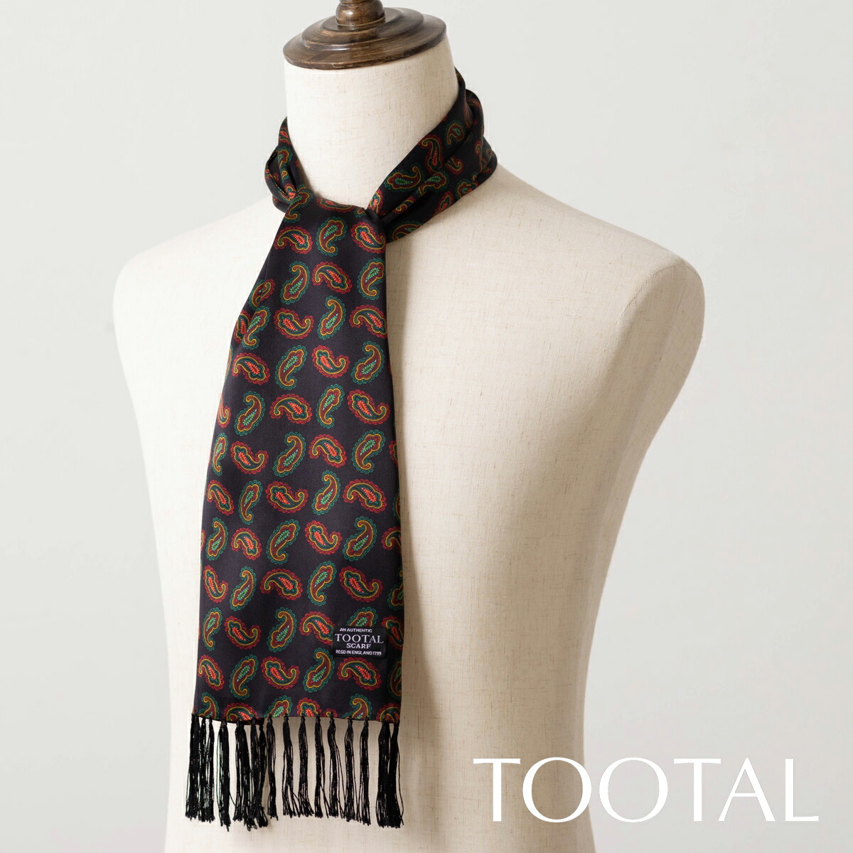 楽天市場】SALE セール Tootal Vintage メンズ シルクスカーフ