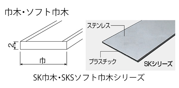 割引 セキスイ メタカラー SUS複合SK巾木シリーズ SK-60×2グレー ヘアーライン 巾木 はばき 面材 sus フラットバー 板材 フラット 壁  材料 板 合板 積水 金属樹脂複合板 ステンレス箔 diy リフォーム 建築 内装 住宅 オフィス 店舗 おしゃれ 屋内 水廻り 軒下 www ...