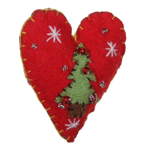 楽天市場】SHISHI(シシ) ハートウィズツリー ホワイト 7.5cmクリスマス