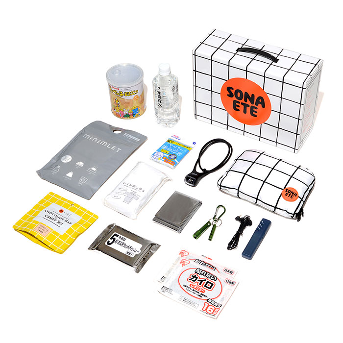 SONAETE(ソナエテ) Emergency Kit 防災セット 地震対策 防災グッズ 防災用品 地震 災害対策 防災セット 備蓄 おすすめ 保存食 保存水 イザメシ IZAMESHI|スギカウ