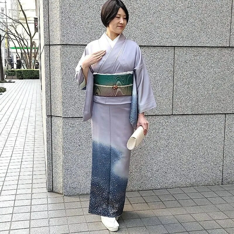 楽天市場】訪問着 藤林徳扇 創業3百余年 本プラチナ糸使用 菖蒲文様 華