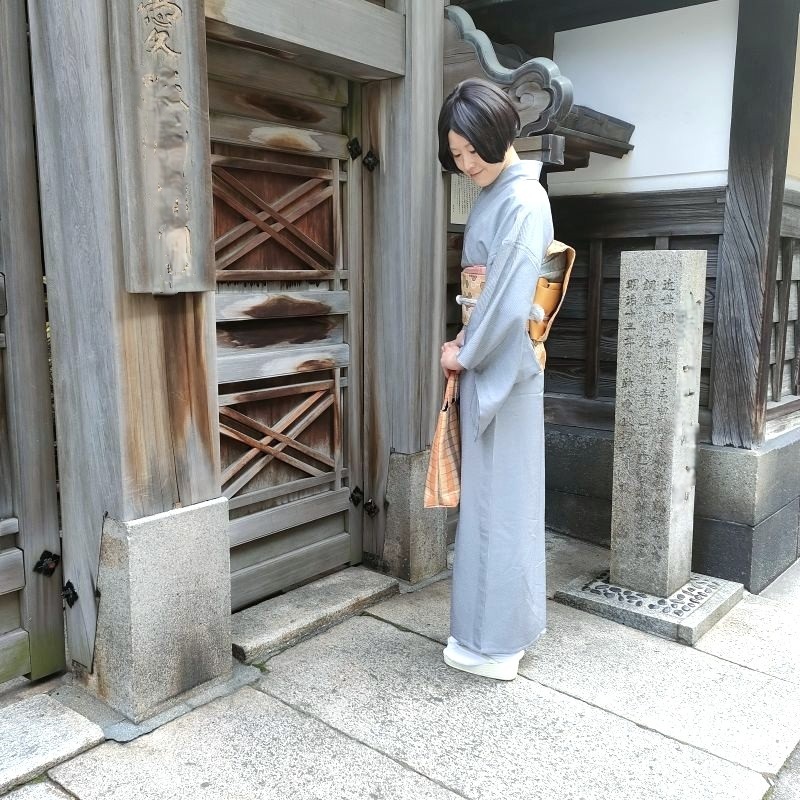 紋紗の羽織・道中着