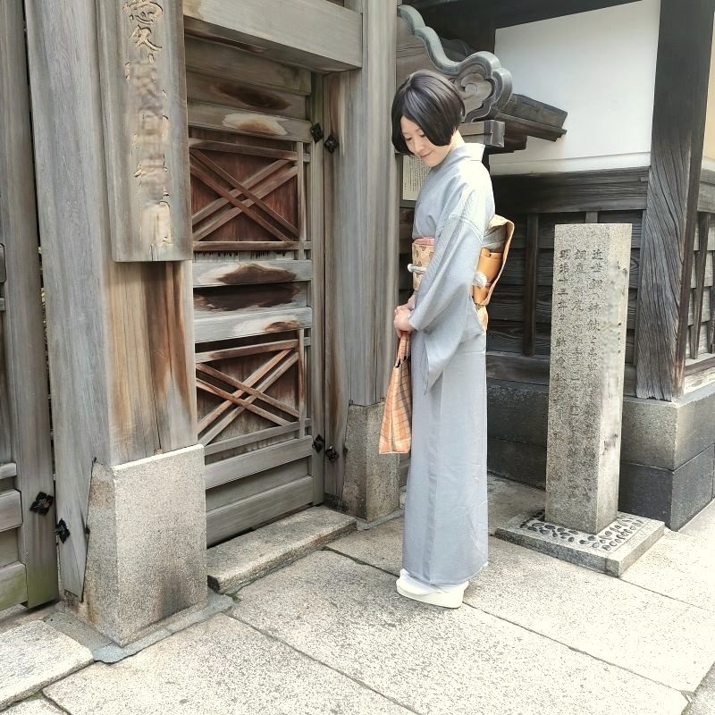 紋紗の羽織・道中着