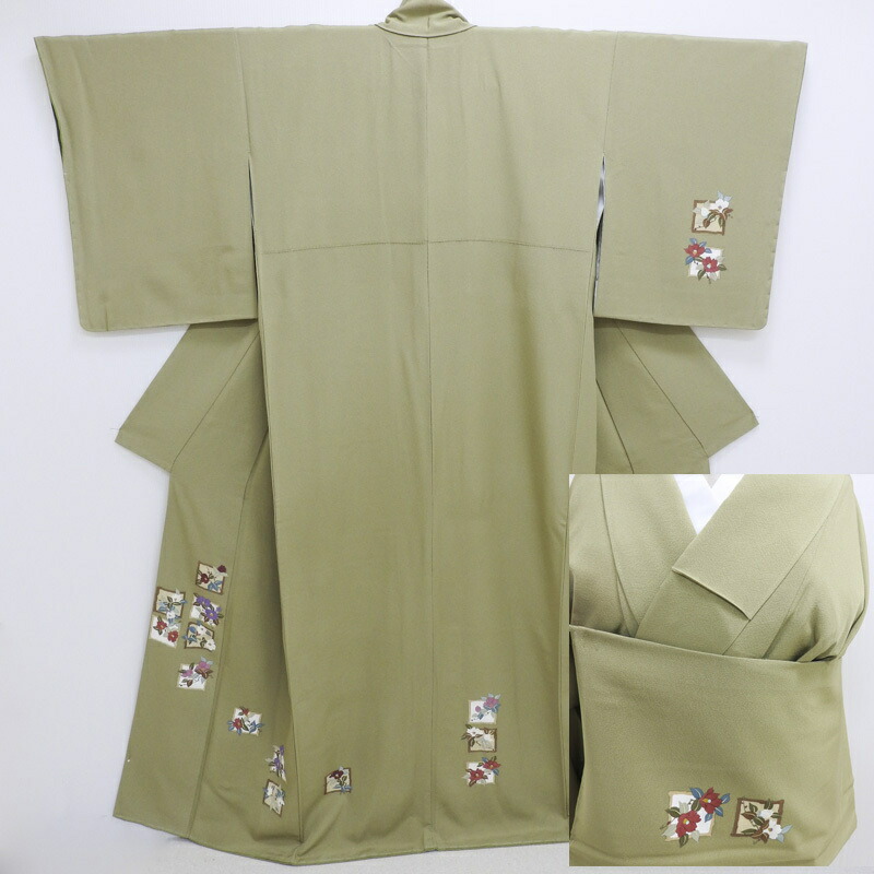 楽天市場】銀花仙 付け下げ 訪問着 京の老舗 つかさ工房 吊り暈し染め