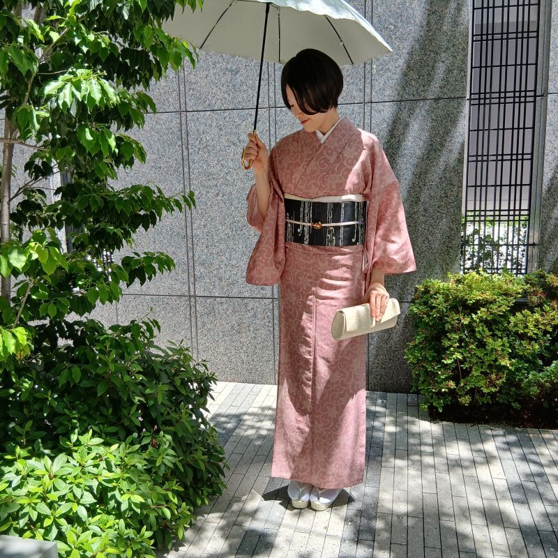 紋紗の羽織・道中着