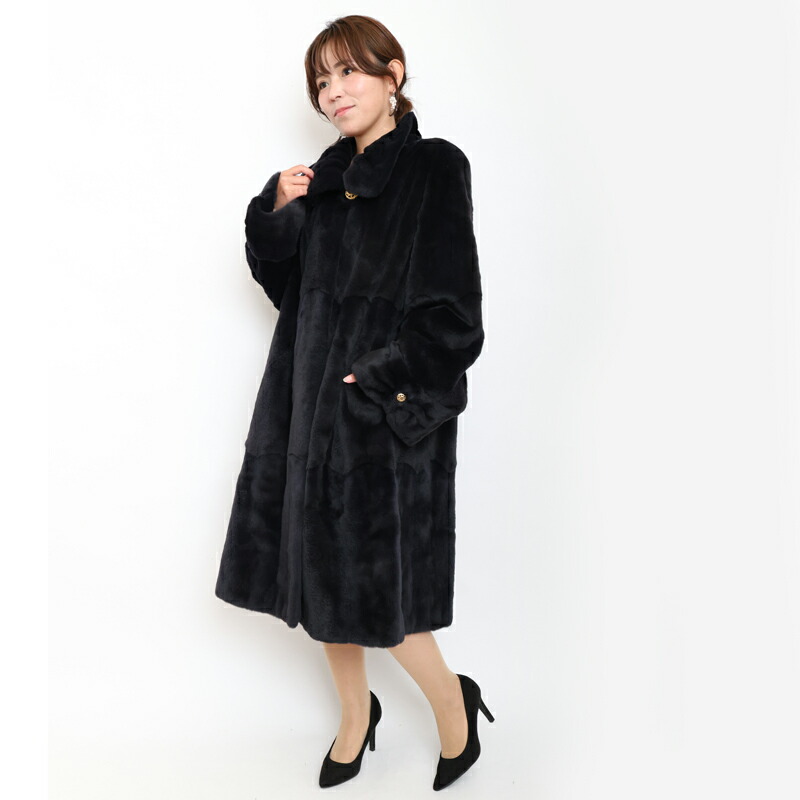 楽天市場】レディース 毛皮コート ファーコート シルク ウィーゼル