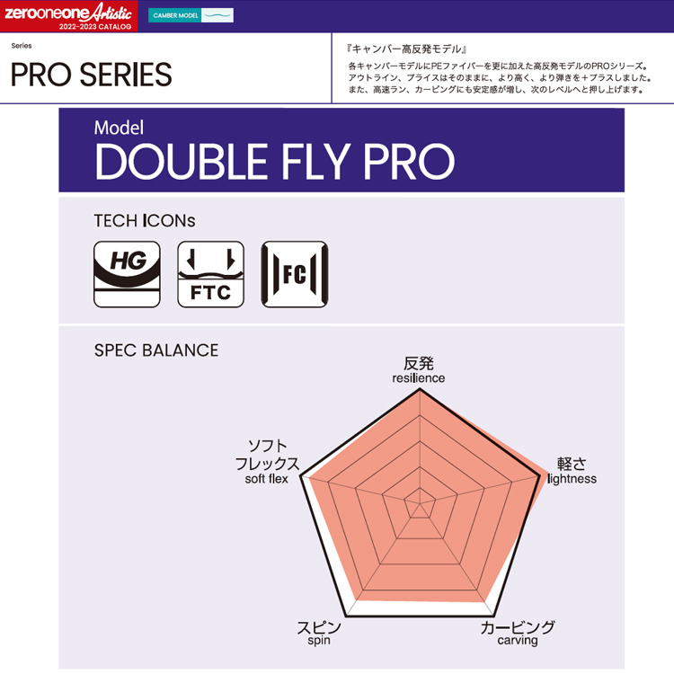 22-23 011Artistic DOUBLE ゼロワン スノーボード DOUBLE ゼロワン PRO