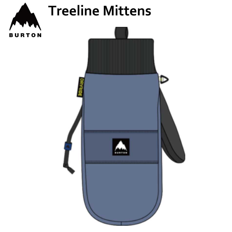 23-24 BURTON バートン ミトン 地球儀 メンズ Treeline Mittens 天然木生産ライン スノーボード スキーの板 防寒 冬 日本置き目品