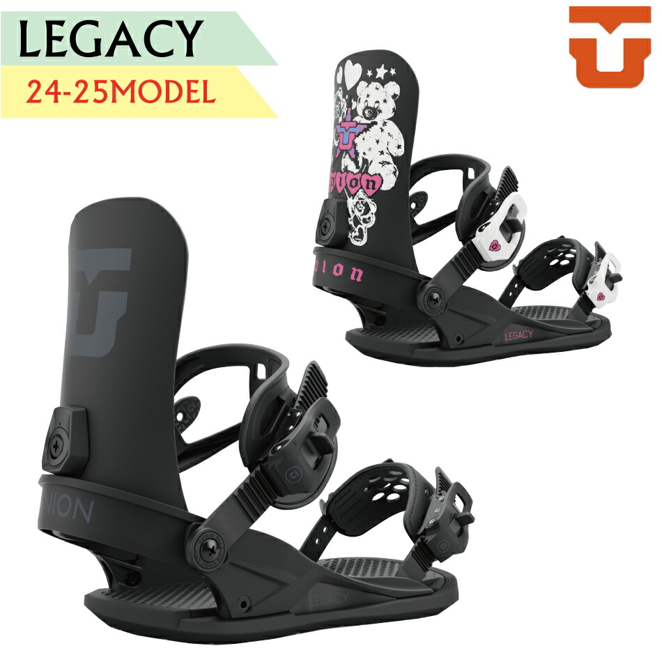 楽天市場】UNION 24-25 BINDING LEGACY レガシー BLACK TEAL CORAL