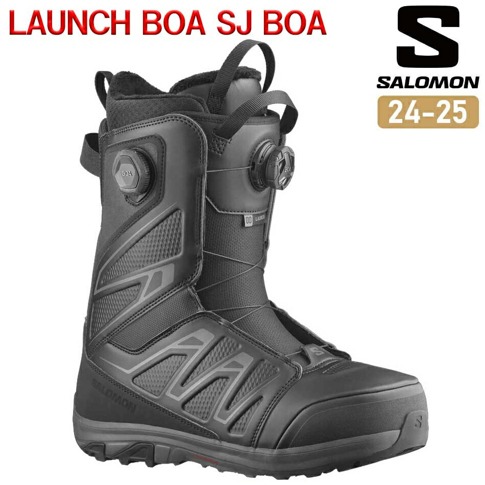 【美品】24-25 Salomon Launch SJ BOA ブーツ Salomon 『 LAUNCH BOA SJ BOA 』 24-25 snowboard スノーボード