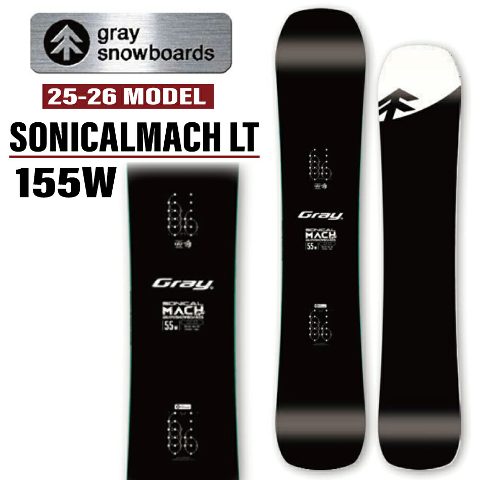 Gray MACH スノーボード MACH 55w ver.C 155w Scooter 【早期予約特典あり】25-26 SCOOTER (スクーター