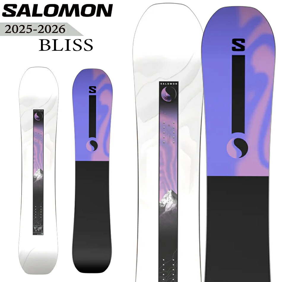 25-26 SALOMON BLISS サロモン レディース オールマウンテン フリーライド スノーボード 板 2025-2026