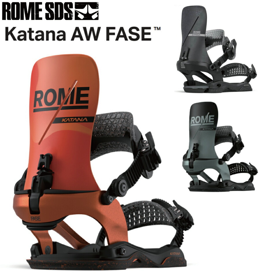 ROME Katana AW FASE ビンディング サイズM 楽天市場】25-26モデル【ROME ローム】Katana AW FASE スノーボード