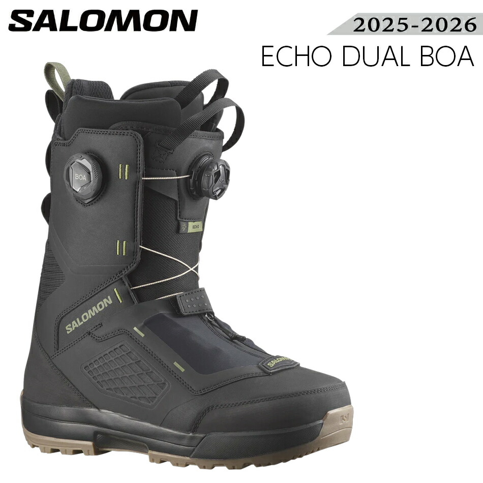 25-26 SALOMON サロモン ECHO DUAL BOA ブーツ スノーボード BOOTS メンズ 日本正規品 2025-2026