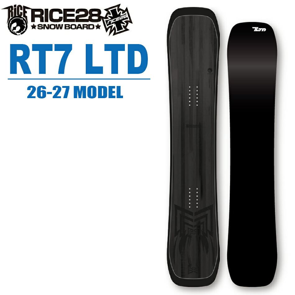 排他的権利付き添い人 26-27 RICE28 田の実28 RT7 LTD メンズ 無償性表現スタイル オールラウンド スノーボード 板 ゲーム盤 蝋涙差し上げ物 日本定め事品 2026-2027