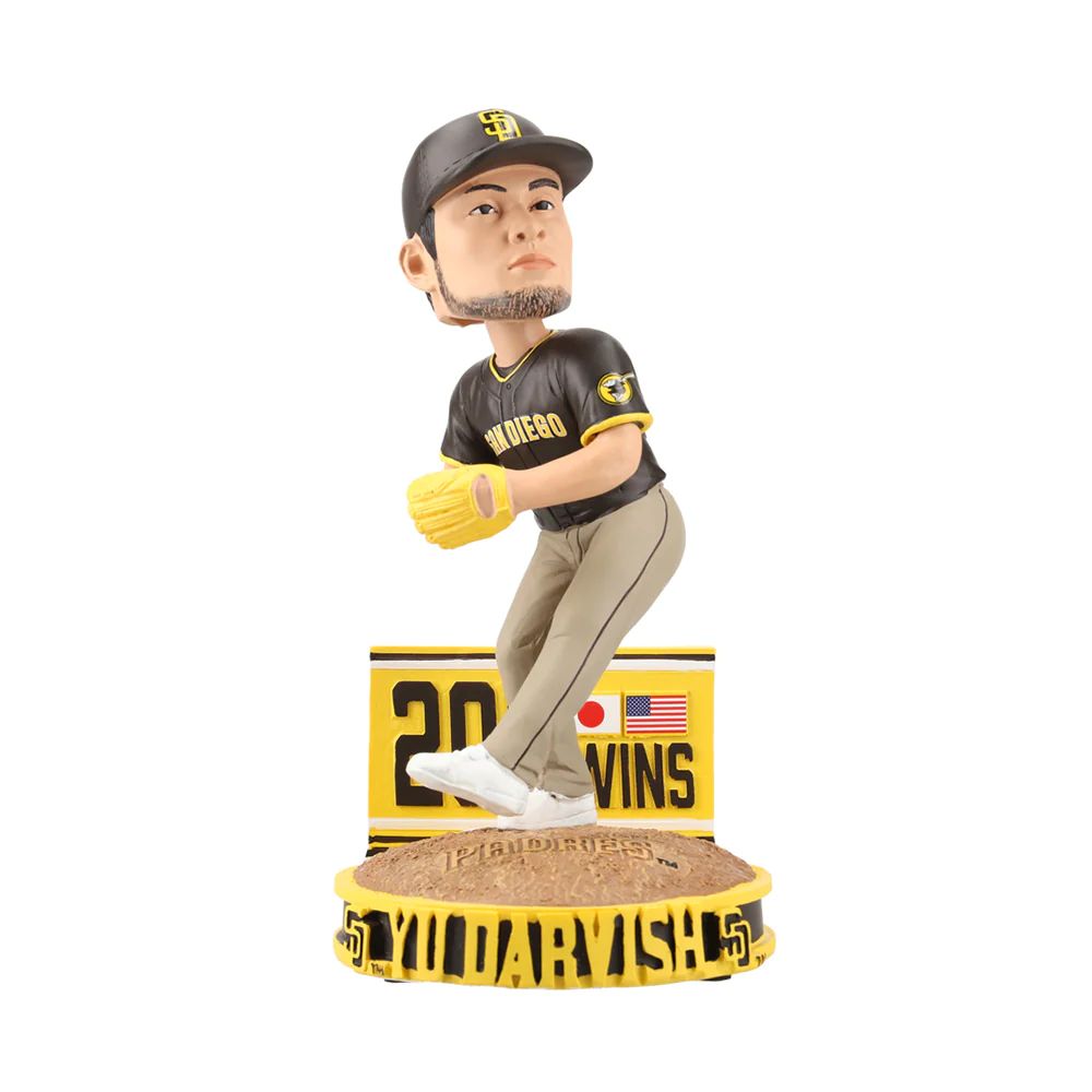 MLB ダルビッシュ 有 ボブルヘッド サンディエゴ パドレス 日米通算200勝記念 フィギュア 記念台座付 日本限定モデル1,000個 フィギュア メジャーリ ーグ 野球｜クラブウィナーズ