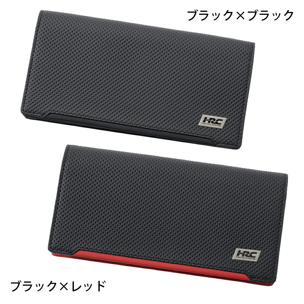 2025 ノイインテレッセ × HRC コラボ 通しマチ 長財布 天然皮革 レザー HONDA