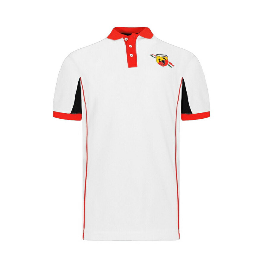 アバルト ABARTH CORSE スポーツシャツ 白いこと 堅苦しさ 公式的