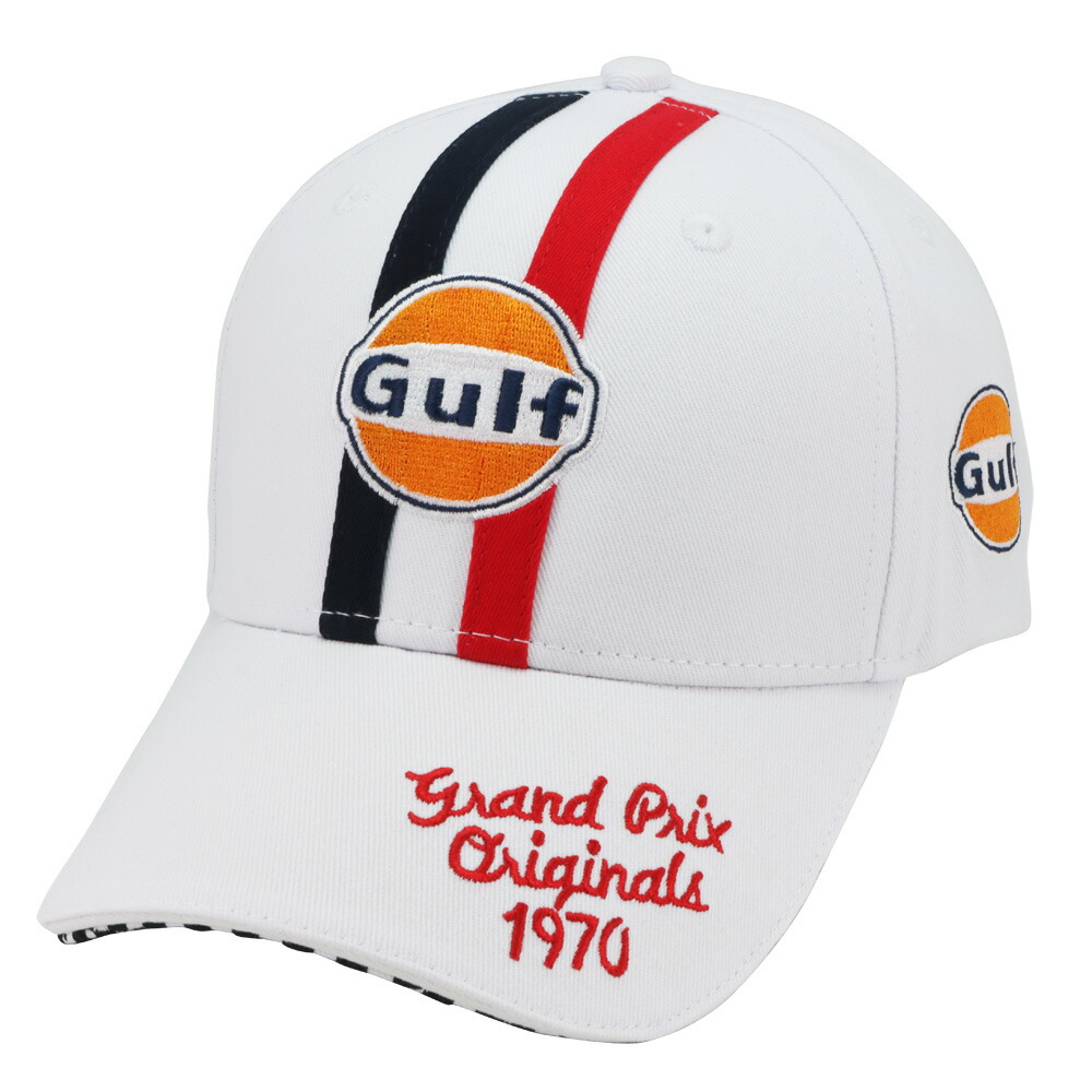 楽天市場】ガルフ 帽子 ブラック＆オレンジ 69 キャップ 車 雑貨 GULF