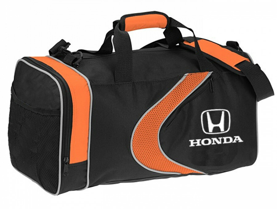 ホンダ 公式的 HONDA ダッフルバッグ 運動競技御徒面子 オレンジ色 堅苦しさ