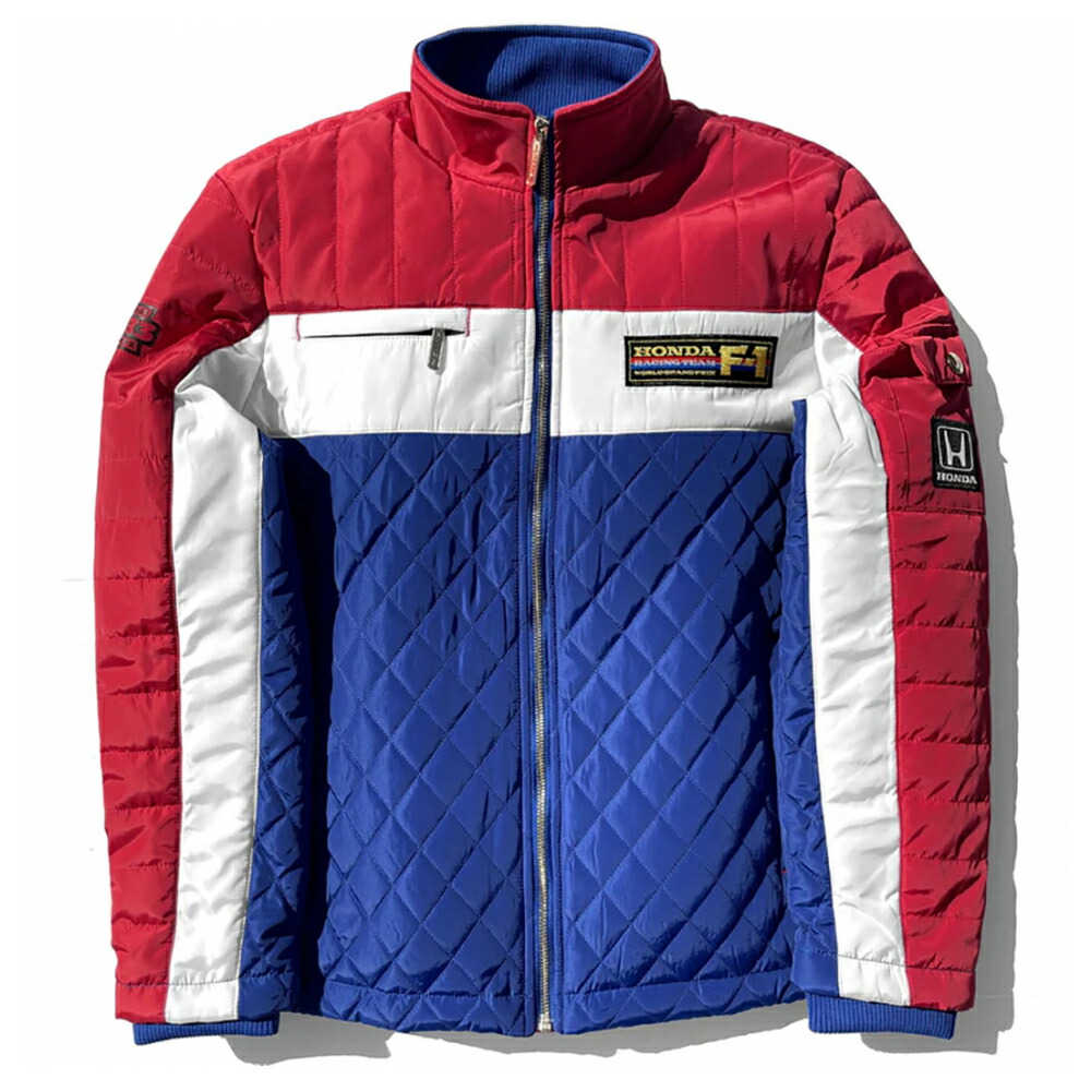 【HONDA 公式 正規品】 ヴィンテージ F1 1983年 チーム クルー キルティング ジャケット レトロ デザイン｜クラブウィナーズ