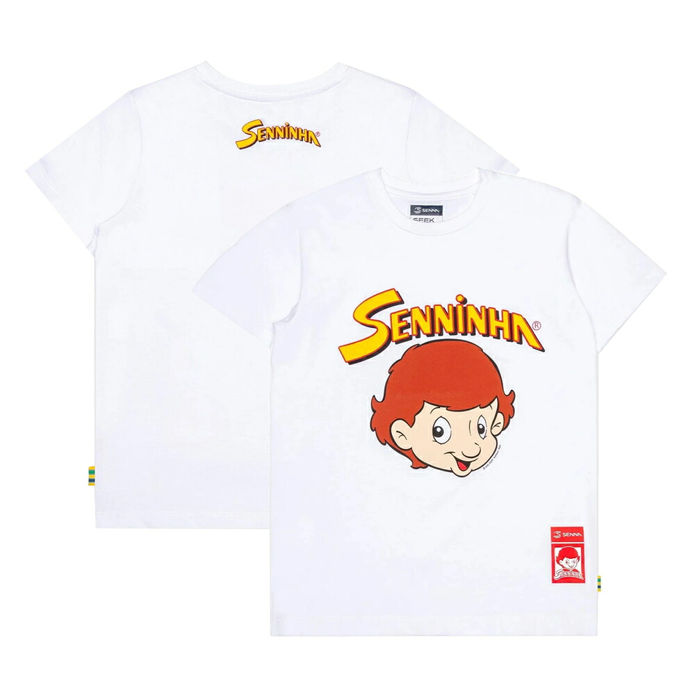 アイルトン セナ セニーニャ フィギュア Tシャツ ホワイト 白 Ayrton Senna 半袖