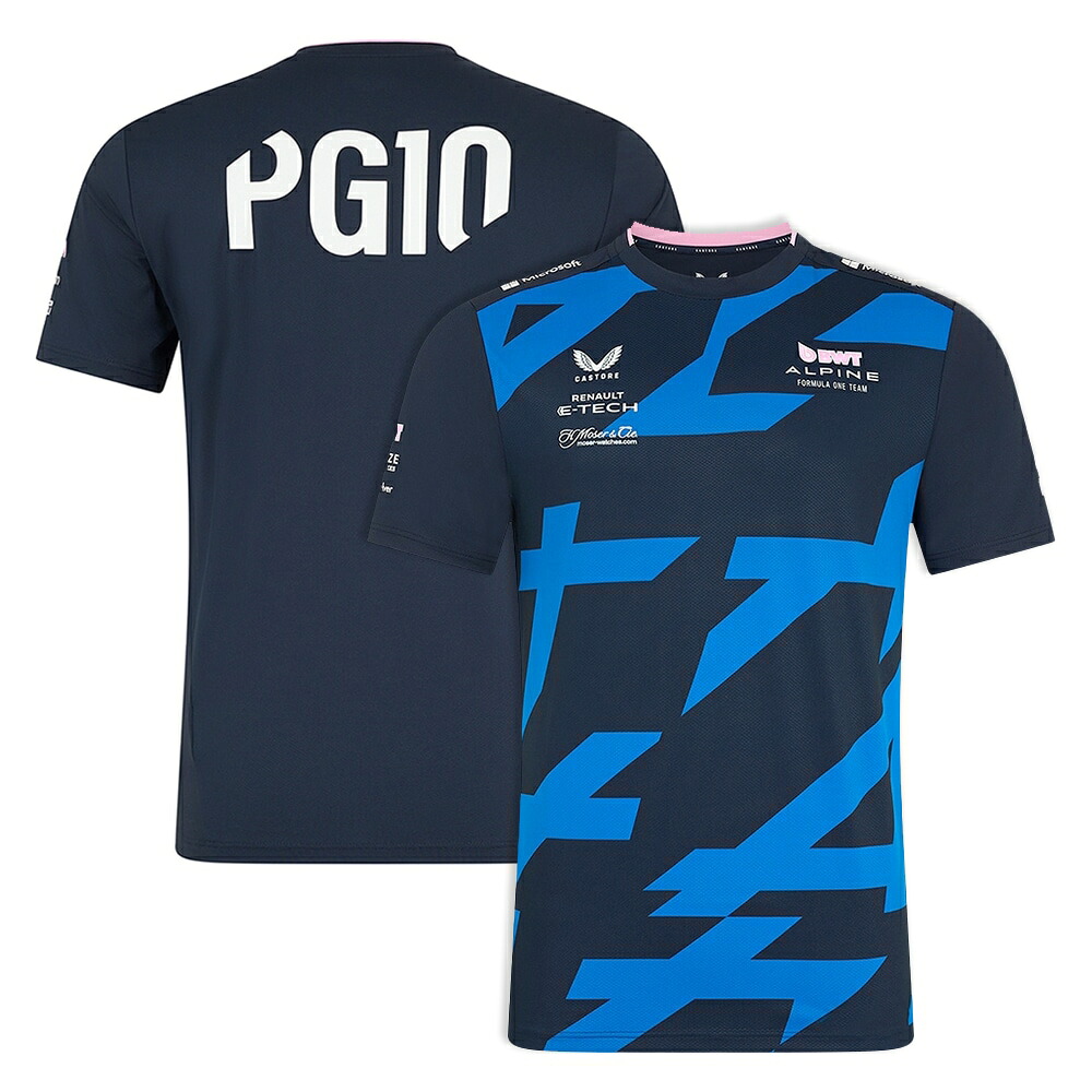 2025 BWT アルピーヌ F1 チーム ピエール ガスリー Tシャツ 半袖 公式 オフィシャル