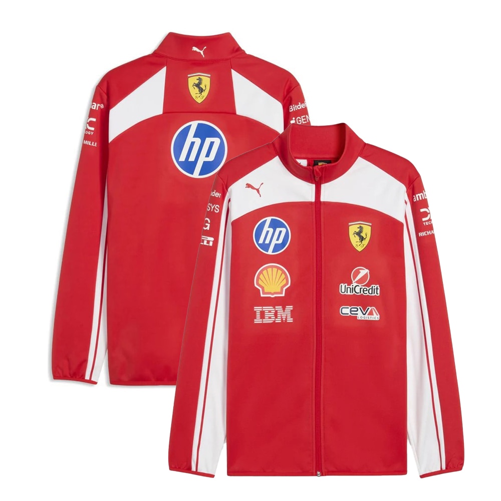 PUMA 2026 スクーデリア フェラーリ HP チーム ソフトシェル ジャケット レッド 公式 ウェア 赤｜クラブウィナーズ