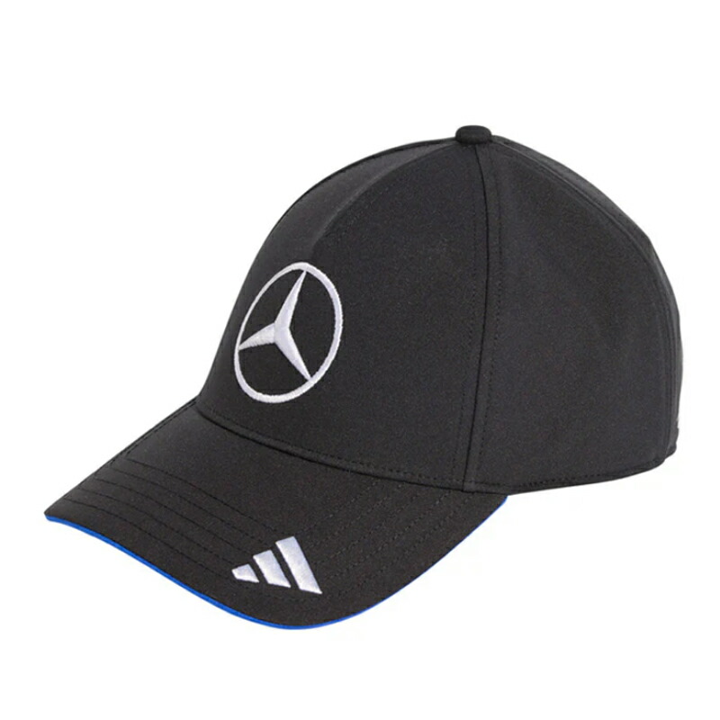 2026 メルセデス AMG ペトロナス F1チーム キミ アントネッリ ドライバー ベースボール キャップ ブラック エフワン Mercedes adidas 帽子