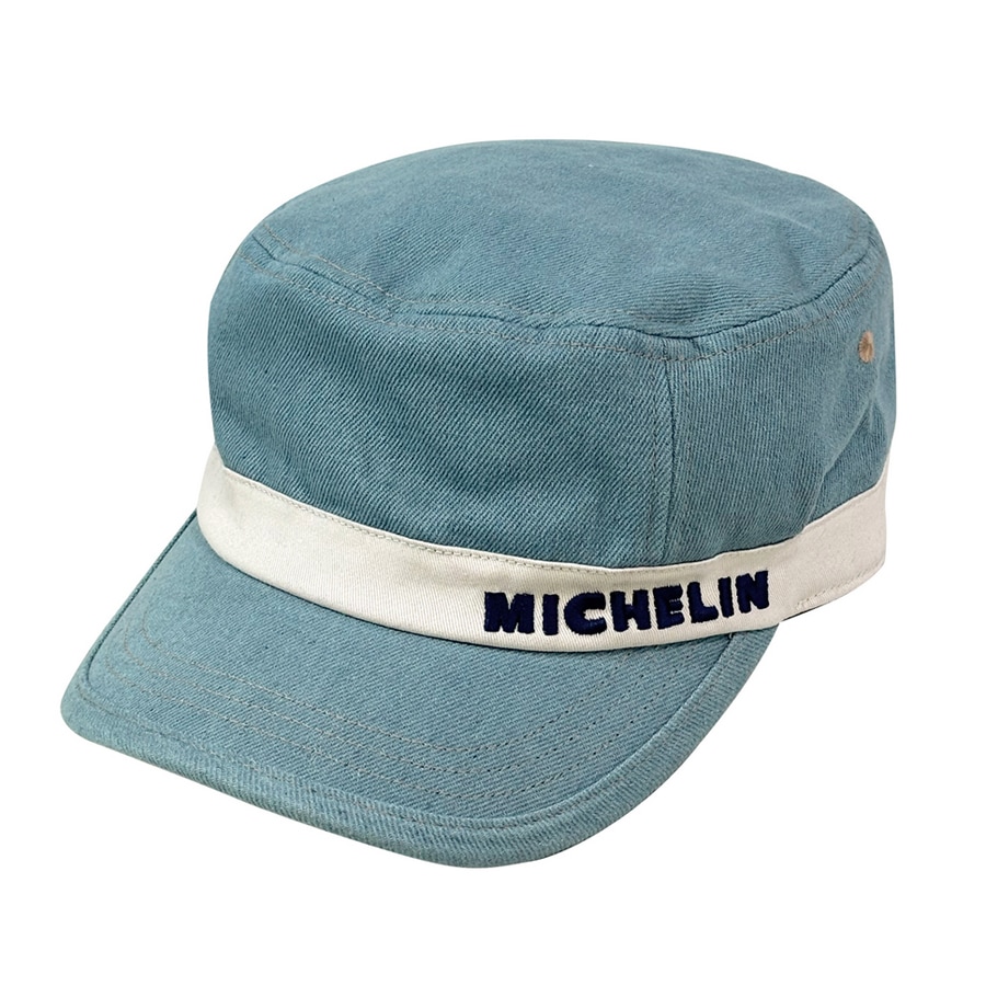 ミシュラン MICHELIN デニム ワークキャップ ライトブルー 公式 グッズ 帽子 青